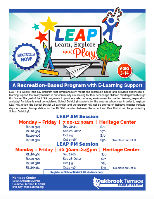 LEAP flyer